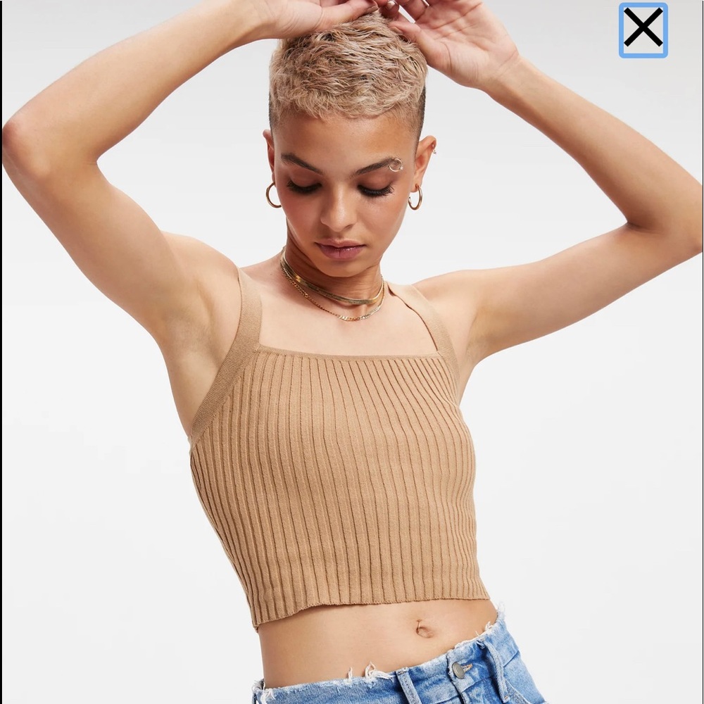 Good American knitted tank